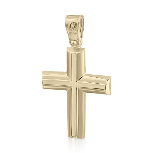 Βαπτιστικός σταυρός Κ14 χρυσό st3942 ΣΤΑΥΡΟΙ Κοσμηματα - chrilia.gr