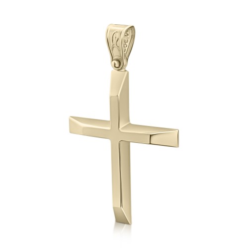 Βαπτιστικός σταυρός Κ14 χρυσό st3945 ΣΤΑΥΡΟΙ Κοσμηματα - chrilia.gr
