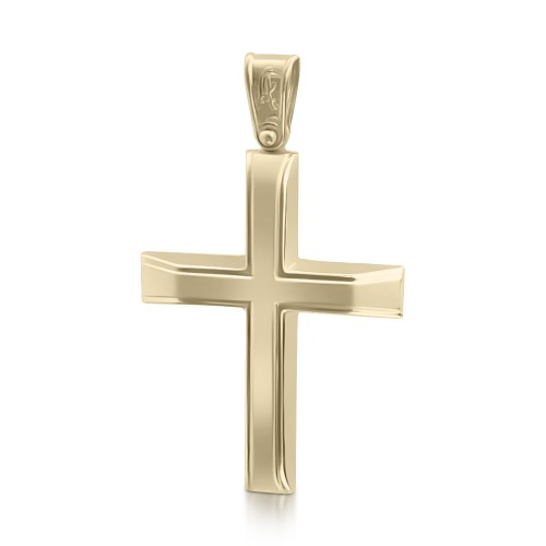 Βαπτιστικός σταυρός Κ14 χρυσό st3949 ΣΤΑΥΡΟΙ Κοσμηματα - chrilia.gr