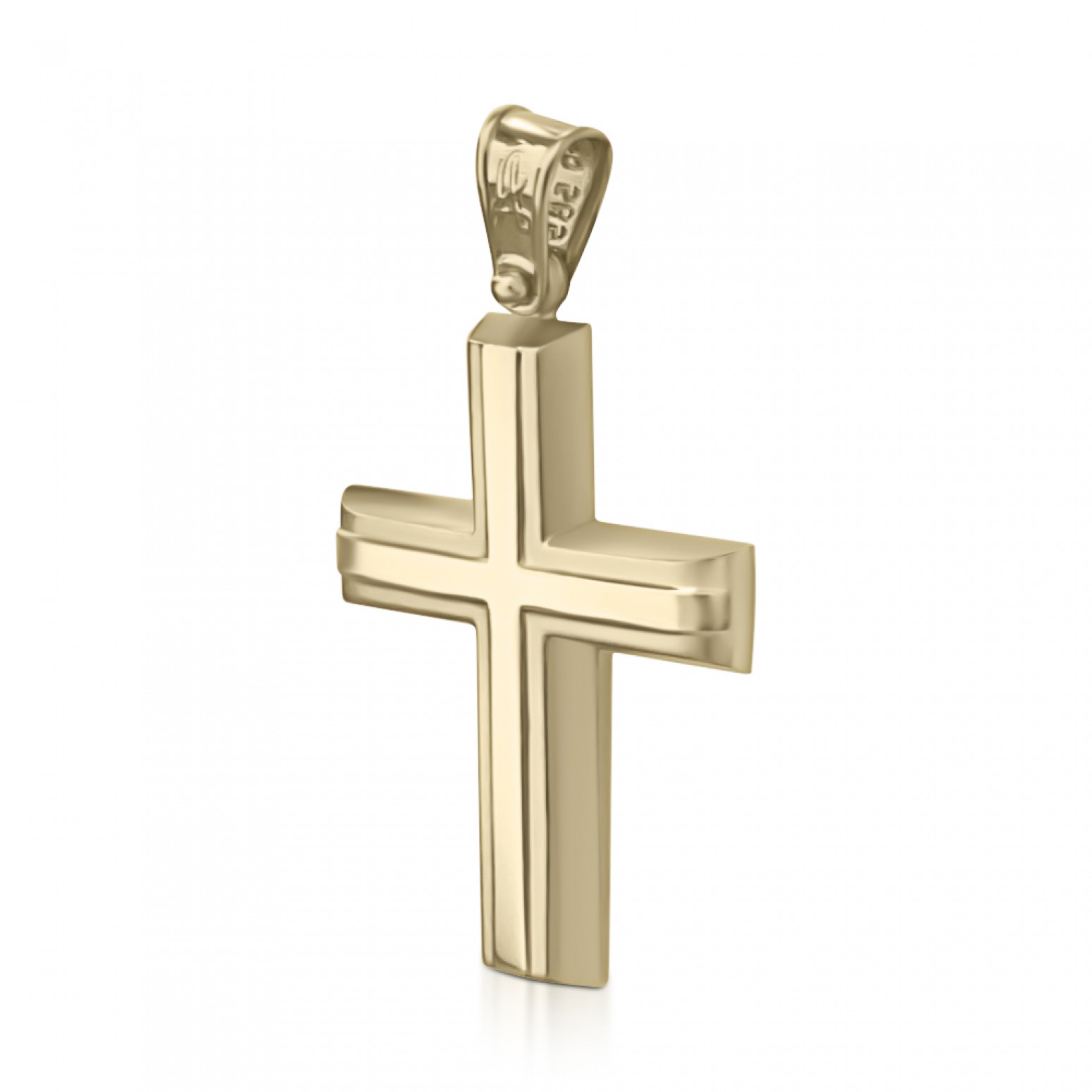 Βαπτιστικός σταυρός Κ14 χρυσό st3950 ΣΤΑΥΡΟΙ Κοσμηματα - chrilia.gr