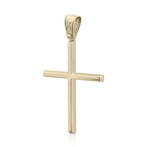 Βαπτιστικός σταυρός Κ14 χρυσό st3957 ΣΤΑΥΡΟΙ Κοσμηματα - chrilia.gr