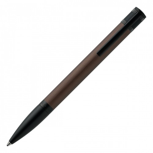 Hugo Boss ballpoint pen, Explore Brushed Khaki HST0034T, ac1188 GIFTS Κοσμηματα - chrilia.gr