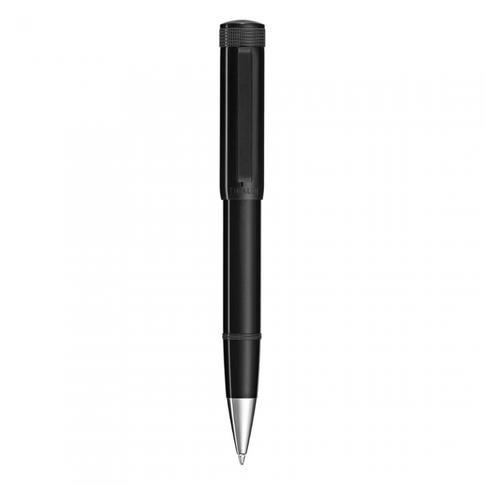 Tibaldi στυλό, rich black resin ballpoint PFC-237_BP, ac1416 ΔΩΡΑ Κοσμηματα - chrilia.gr