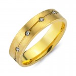 Chrilia wedding rings in yellow gold, K14, pair da2800 WEDDING RINGS Κοσμηματα - chrilia.gr