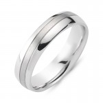 Chrilia wedding rings in white gold, K14, pair da2810 WEDDING RINGS Κοσμηματα - chrilia.gr