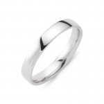 Chrilia wedding rings in white gold, K14, pair da2816 WEDDING RINGS Κοσμηματα - chrilia.gr